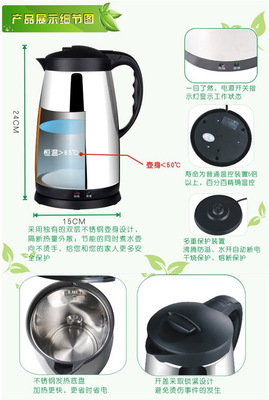 品質(zhì)生活之選——Peskoe半球雙層不銹鋼保溫電熱水壺全方位解析