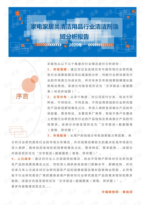 2020年家電與家居清潔用品行業(yè)清潔劑領(lǐng)域市場(chǎng)分析報(bào)告